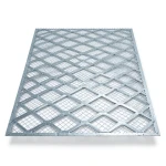 Galvanised Steel Expanded Metal Mesh Bahri 3 mm Thickness 1.22m Width 1m Length