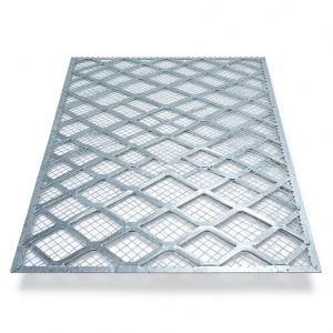 Galvanised Steel Expanded Metal Mesh Bahri 3 mm Thickness 1.22m Width 1m Length