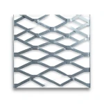Galvanised Steel Expanded Metal Mesh Bahri 3.8 mm Thickness 1.22 m Width 1 m Length