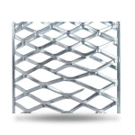 Galvanised Steel Expanded Metal Mesh Bahri Thickness 1.4 mm Width 1.22 m Length 7 m