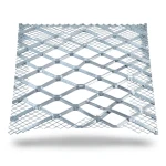 Galvanised Steel Expanded Metal Mesh Bahri 1.5 mm Thickness 1.22 m Width 7 m Length