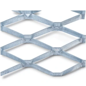 Galvanised Steel Expanded Metal Mesh Bahri Thickness 2.8 mm Width 1.22 m Length 2 m