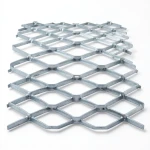 Galvanised Steel Expanded Metal Mesh Bahri Thickness 2.7 mm Width 1.22 M Length 7 meter