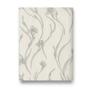 Italian Wallpaper Floral Design Beige Color, Size 10mx0.73m, Model 81037