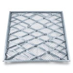 Galvanised Steel Expanded Metal Mesh Bahri Thickness 2 mm Width 1.22 m Length 7 m