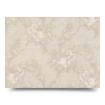 Italian Wallpaper Floral Design Beige Color, Size 10m x 0.73m, Model 81136
