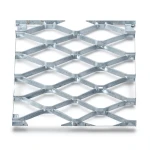 Galvanised Steel Expanded Metal Mesh Bahri 3 mm Thickness 1.22m Width 1m Length