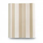 Italian Wallpaper Beige Color Striped Design, Size 10mx0.53m, Model Z21746