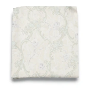 Italian Wallpaper Floral Design Pale Beige, Size 10mx0.73m