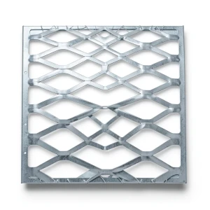 Galvanised Steel Expanded Metal Mesh Bahri Thickness 2.8 mm Width 1.22 m Length 2 m