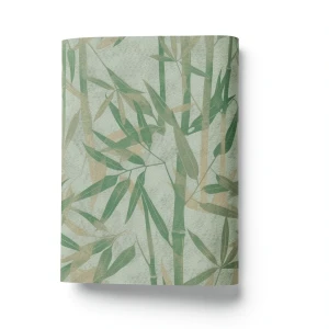 Italian Leaf-Patterned Wallpaper 10m x 0.73m, Green Color, Model Z90025