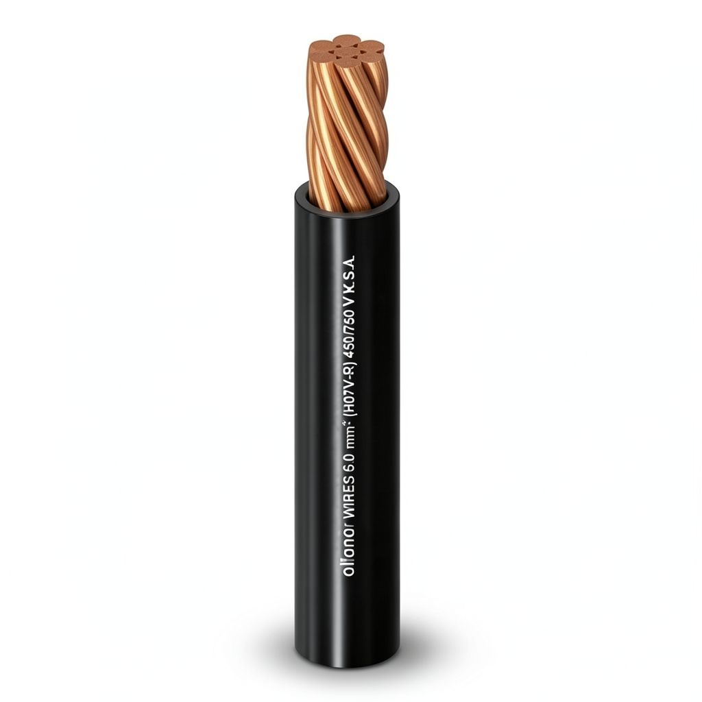 Copper Stranded Wire Size 630mm 450/750V, PVC Sheathed | Al Fanar