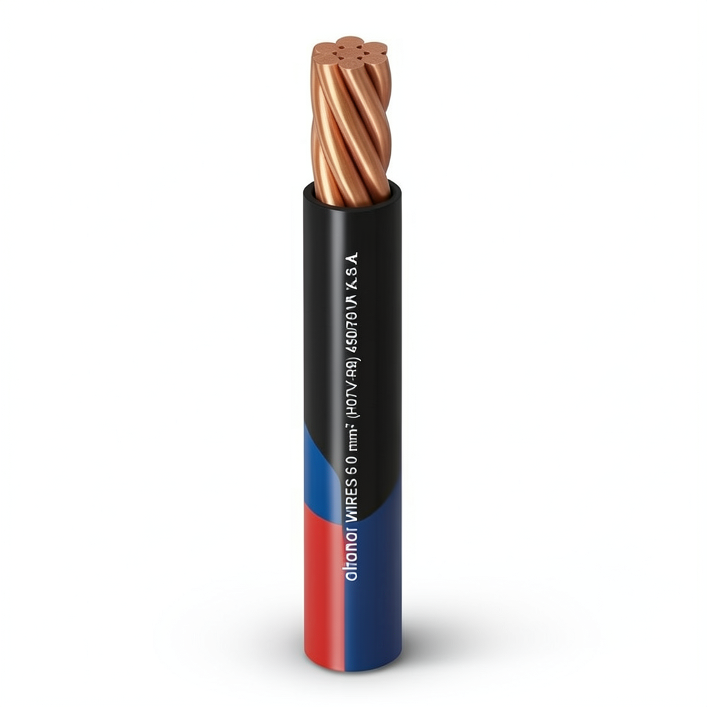 Copper Stranded Wire Size 630mm 450/750V, PVC Sheathed | Al Fanar