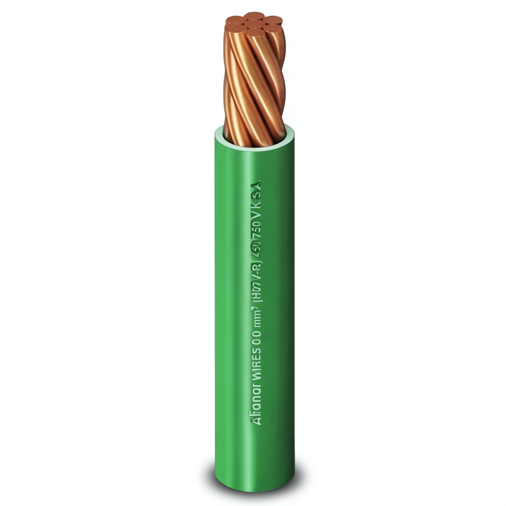 سلك مفرد نحاس مجدول عزل PVC، مقاس 95 ملي، 450/750 فولت | شركة الفنار