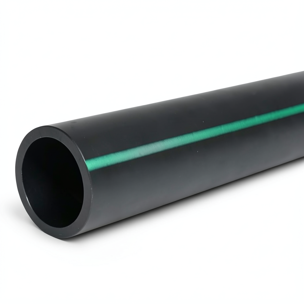 أنابيب HDPE ضغط 6 بار PE 80 قطر خارجي 500 مم SDR 22 لون أسود
