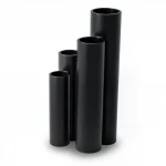 أنابيب HDPE الجودة   SDR 22  قطر خارجي 200 مم سمك 9.1 مم لون اسود
