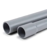 UPVC Pipes Sewage System Nominal Pressure 10 Bar Diameter 315 mm Thickness 15 mm Gray