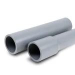 UPVC Pipes Sewage System Nominal Pressure 10 Bar Diameter 315 mm Thickness 15 mm Gray