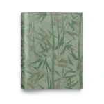 Italian Leaf-Patterned Wallpaper 10m x 0.73m, Green Color, Model Z90025