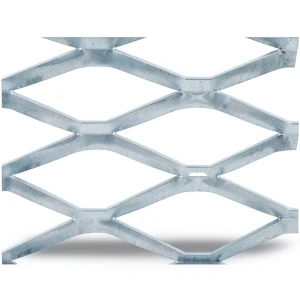 Galvanised Steel Expanded Metal Mesh Bahri Thickness 3.8 mm Width 1.22 m Length 2 m
