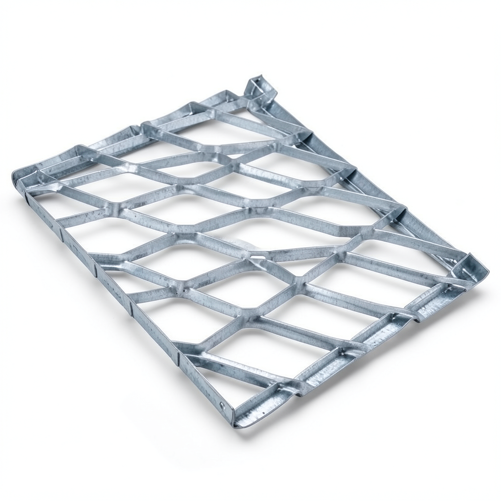 Galvanised Steel Expanded Metal Mesh Bahri Thickness 2.8 mm Width 1.22 m Length 3 m