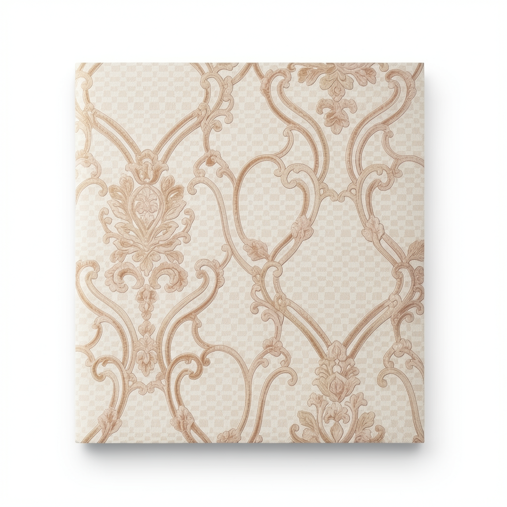 Italian Wallpaper Classic Design 10m x 1.06m, Beige, Model 41310
