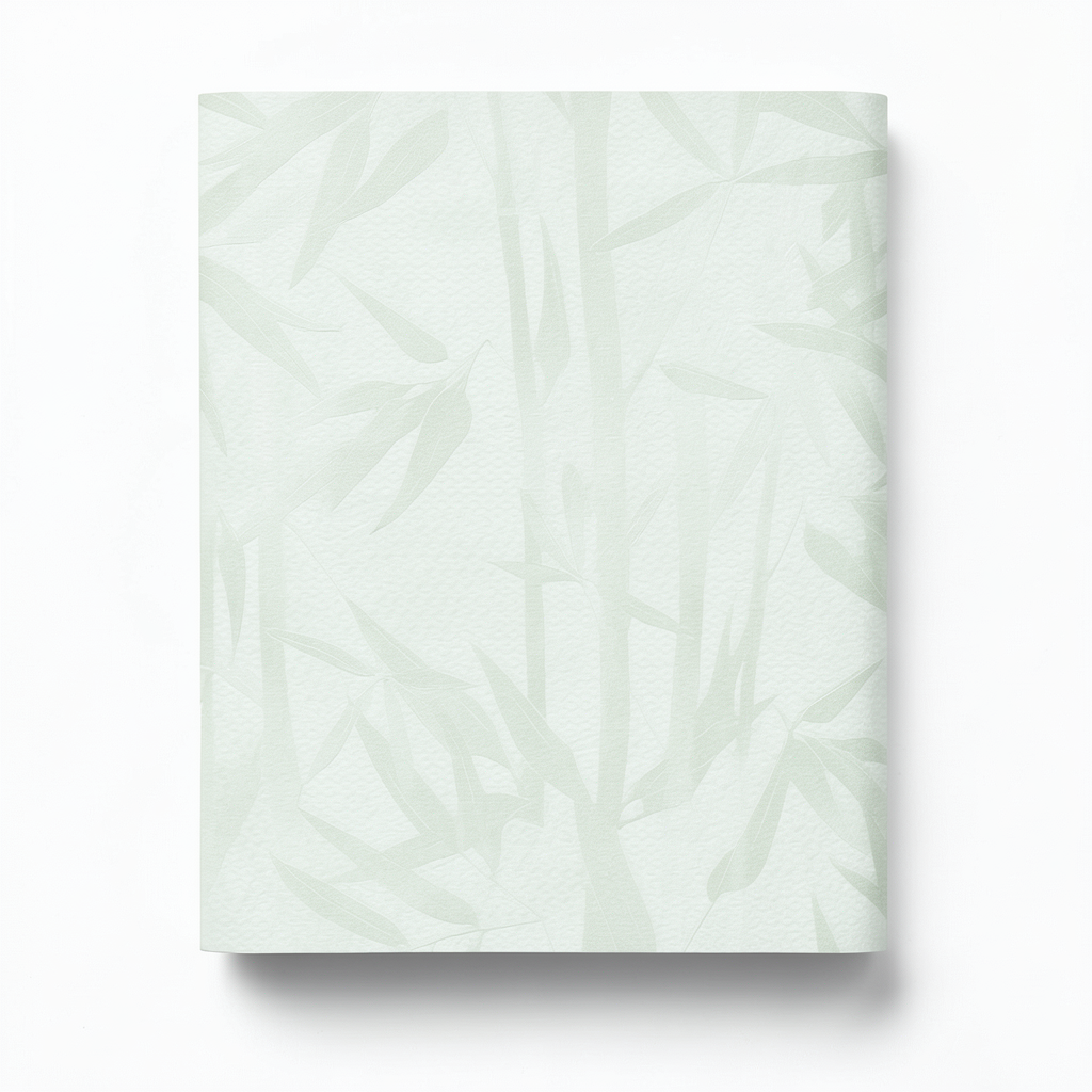 Italian Leaf-Patterned Wallpaper 10m x 0.73m Pale Green, Model Z90038