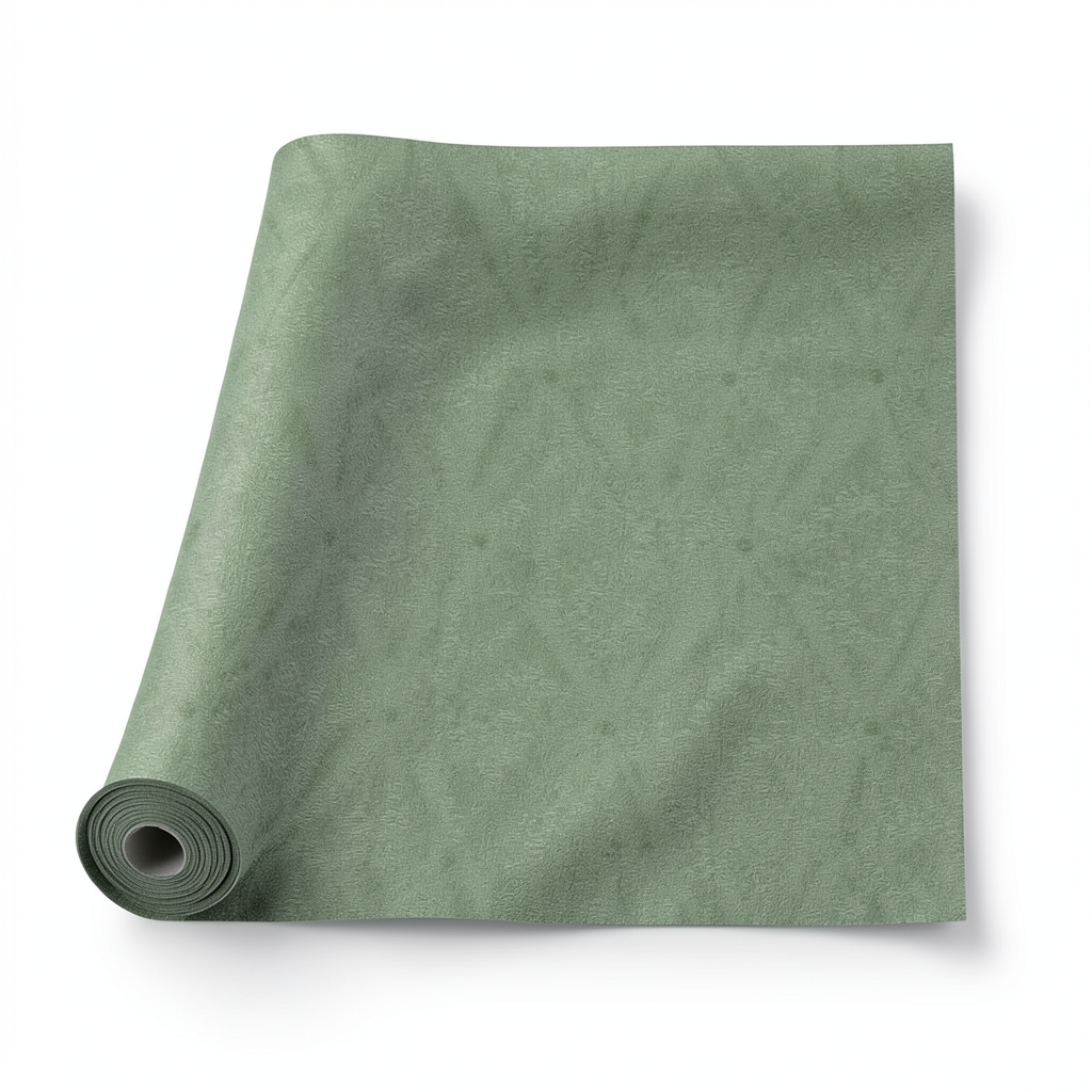 Italian Wallpaper Modern Design 10m x 1.06m Green, Model 41318