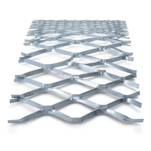 Galvanised Steel Expanded Metal Mesh Bahri Thickness 3.8 mm Width 1.22 m Length 2 m