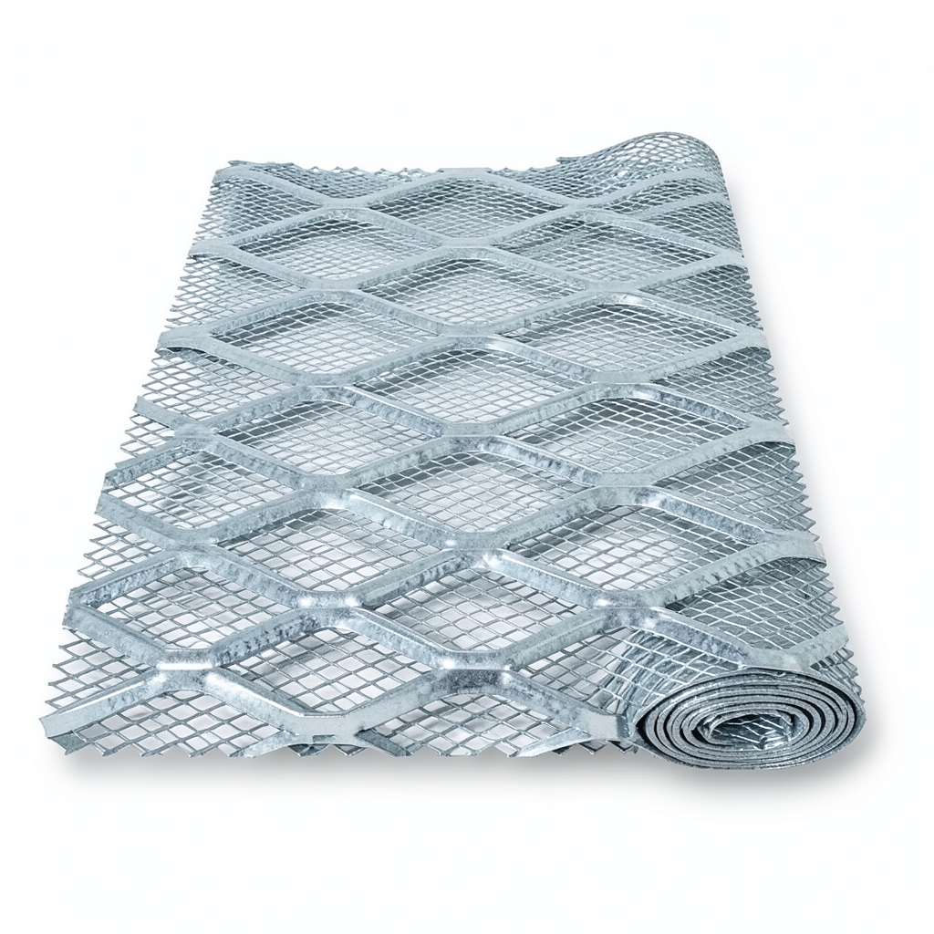 Galvanised Steel Expanded Metal Mesh Bahri Thickness 6 mm Width 1.22 m Length 3 m