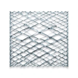 Galvanised Steel Expanded Metal Mesh Bahri Thickness 6 mm Width 1.22 M Length 2 meter