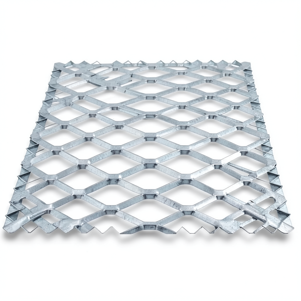 Galvanised Steel Expanded Metal Mesh Bahri Thickness 2.8 mm Width 1.22 m Length 3 m
