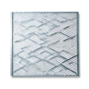 Galvanised Steel Expanded Metal Mesh Bahri Thickness 4.8 mm Width 1.22 m Length 3 m