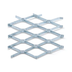 Galvanised Steel Expanded Metal Mesh Bahri Thickness 5.8 mm Width 1.22 m Length 3 m