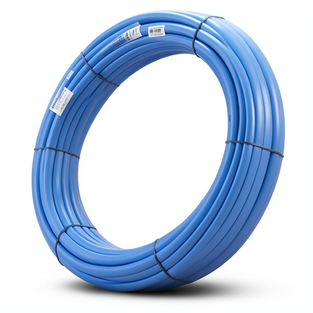 أنابيب HDPE PE 80 ضغط 4 بار قطر خارجي 50 مم سمك 1.8 مم أزرق | نيبروبلاست