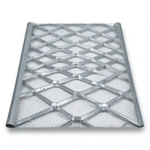 Galvanised Steel Expanded Metal Mesh Bahri Thickness 2.8 mm Width 1.22 m Length 4 m