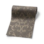 Italian Wallpaper Classic Design 10mx0.70m Dark Beige