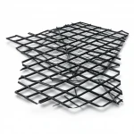Hot Rolled (Black) Steel Expanded Metal Mesh  Khaleeji Thickness 3 mm Width 1.22 meter Length 4 meter | Bait Al Tatawor Company