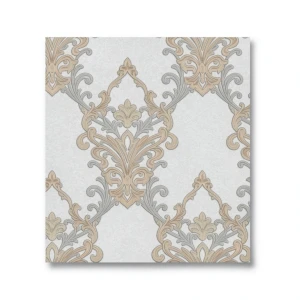 Wall Decoration Classic Design 10 m x 1.06 m Pale Gray, Model 41327