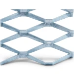Galvanised Steel Expanded Metal Mesh Bahri Thickness 5.8 mm Width 1.22 m Length 4 m
