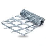 Galvanised Steel Expanded Metal Mesh 3 mm Thickness 1.22 m Width 5 m Length