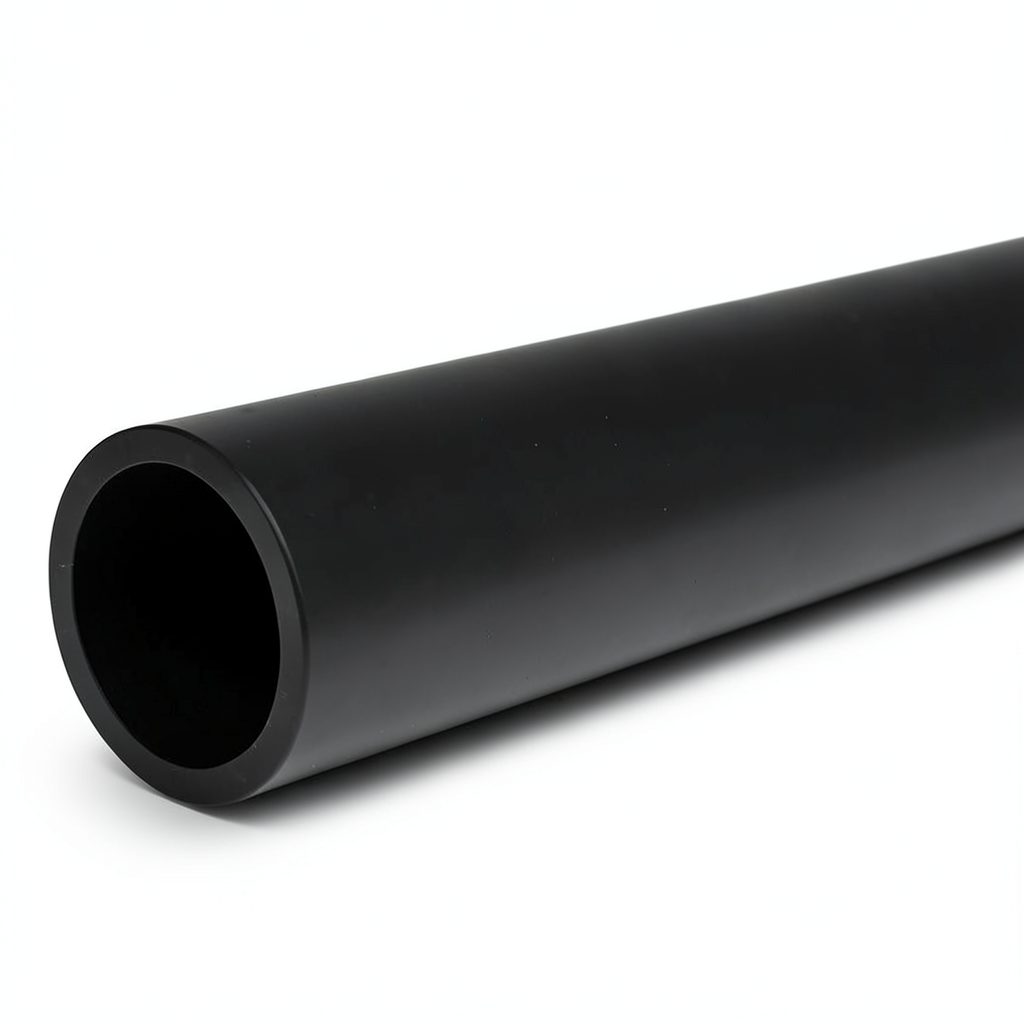 مواسير HDPE ضغط 10 بار PE 80 قطر خارجي 180 مم SDR 13.6 لون أسود