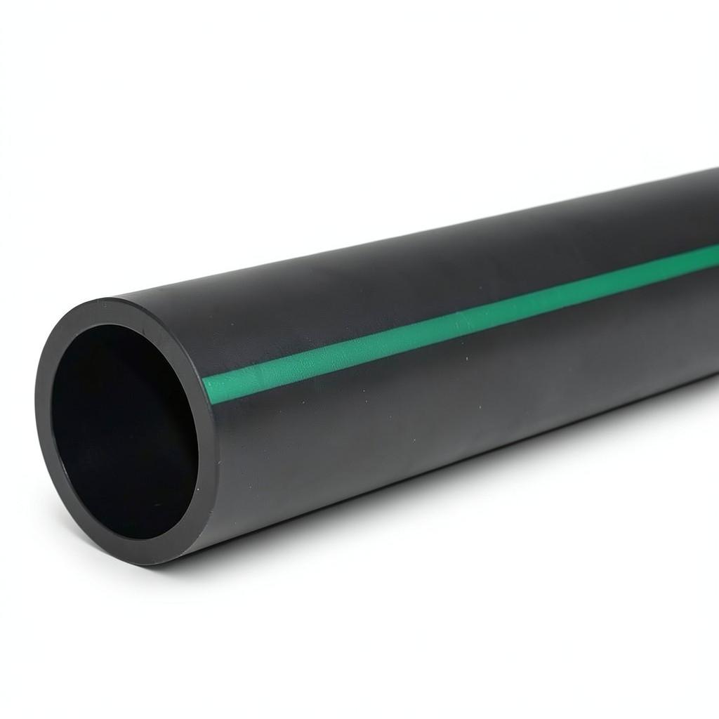 مواسير HDPE ضغط 10 بار PE 80 قطر خارجي 400 مم SDR 13.6 لون أسود