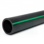 مواسير بلاستيك HDPE ضغط  15.9 بار [PE 63] قطر خارجي 280 مم  SDR 7.4  لون اسود مع خط اخضر | مصنع المنى