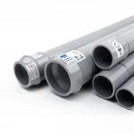 انابيب UPVC الوطنيه ضغط 20 بار  قطر خارجي 110 مم سمك 8.1 مم لون رمادي
