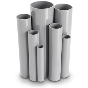 UPVC Pipes Pressure 16/20 Outside Diameter 200 mm Thickness 14.9 mm Gray