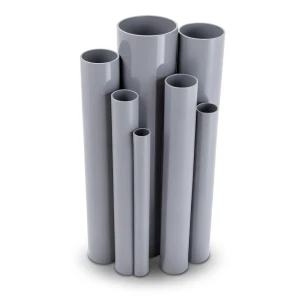 UPVC Pipes Nominal Pressure 16/20 Outside Diameter 225 mm Thickness 16.7 mm Gray