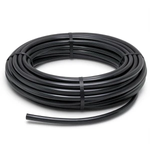 لفة أنابيب HDPE ضغط 10 بار PE 80 قطر خارجي 20 مم SDR 13.6 لون أسود
