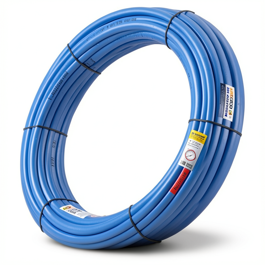 أنابيب HDPE نيبروبلاست PE 80 ضغط 4 بار قطر خارجي 63 مم سمك 2.0 مم لون ازرق | نيبروبلاست