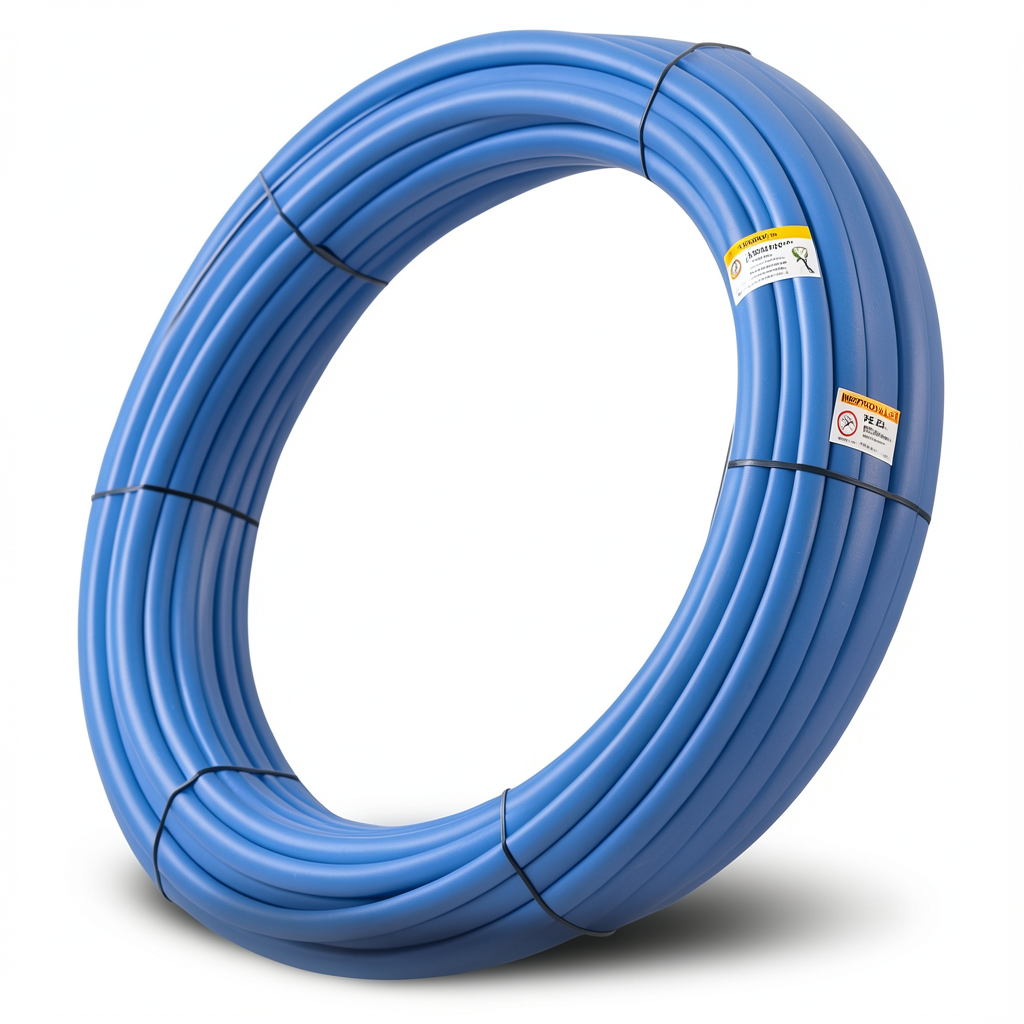 أنابيب HDPE PE 80 ضغط 4 بار قطر خارجي 75 مم سمك 2.3 مم لون أزرق | نيبروبلاست